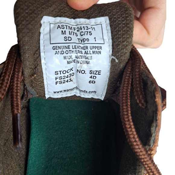 Florsheim Polaris Safety toe Oxford Leather Work Shoe Stock No. FS2430 Size 4D main image 7